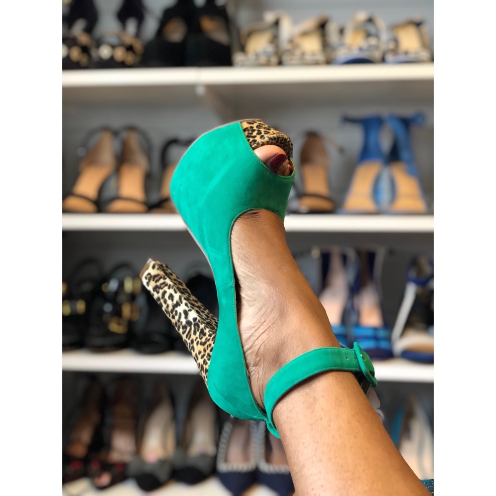 Luichiny More Of It in Aqua Leopard
